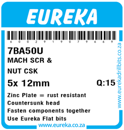 7BA50 - Machine Screw & Nut -7BA50_Label_T